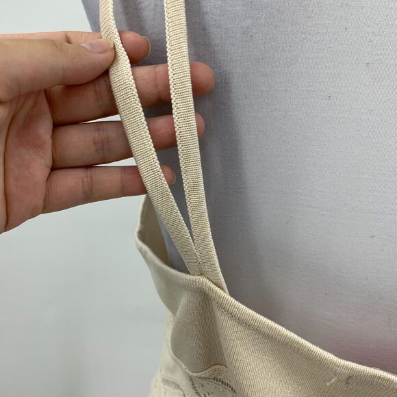 Dorothee Bis Silk Blend Tank Top Womens XL Extra Large Open Stitch Scalloped Hem - Picture 6 of 16